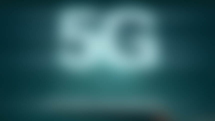 Tablet mit 5G Schriftzug